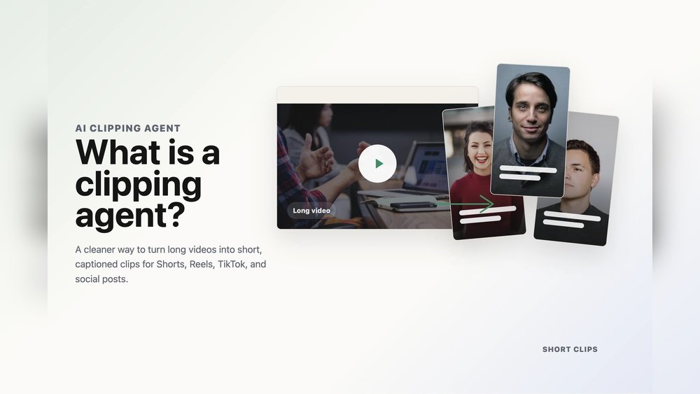 Turn Long Videos into Shorts Reels And Tiktoks